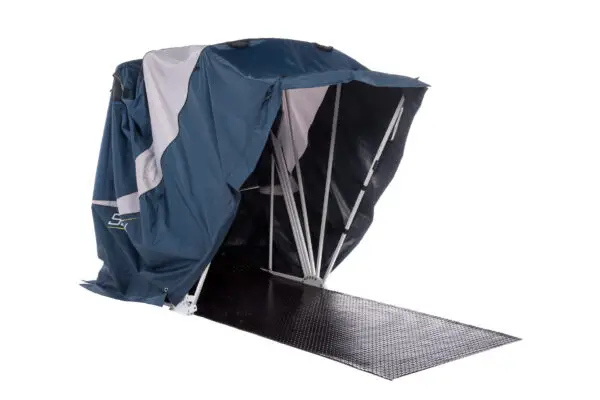 sport motorcycle with flooring