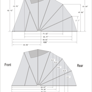 sport speedway shelter dimensions diagram in inches