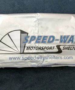 Sport Speedway Shelter Double Duty Cover folded up