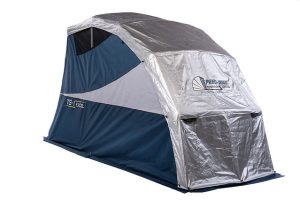 touring speedway shelter double duty cover setup