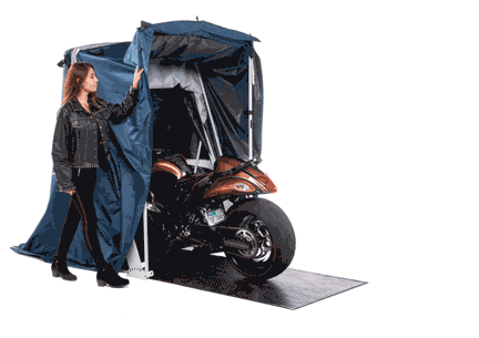 Motorcyle tent shetler