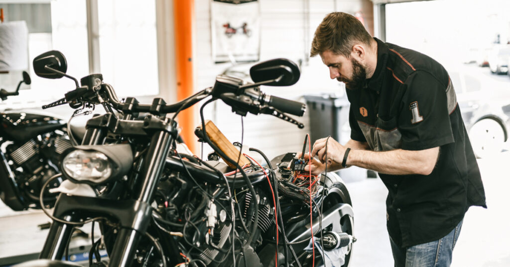 motorcycle battery maintenance before installing trickle charger on motorcycle
