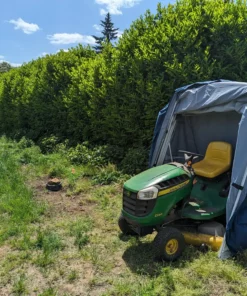 lawn mower storage shed