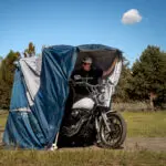 motorcycle storage tent