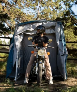 Motorcycle cover clamshell