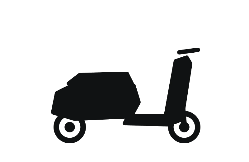Scooter silhouette