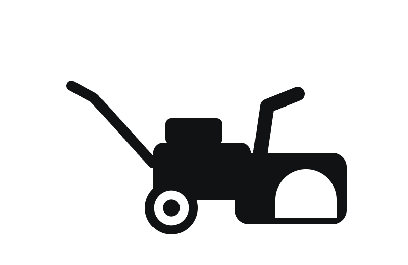 Snow blower silhouette