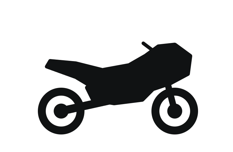 Sport bike silhouette