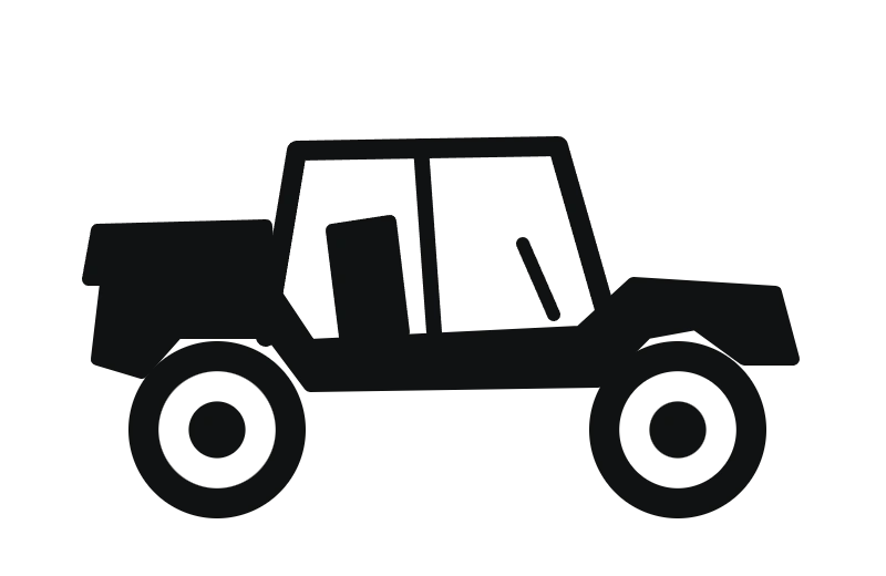 UTV side-by-side silhouette